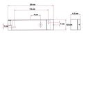 Applique murale LED ajustable métallique Masten