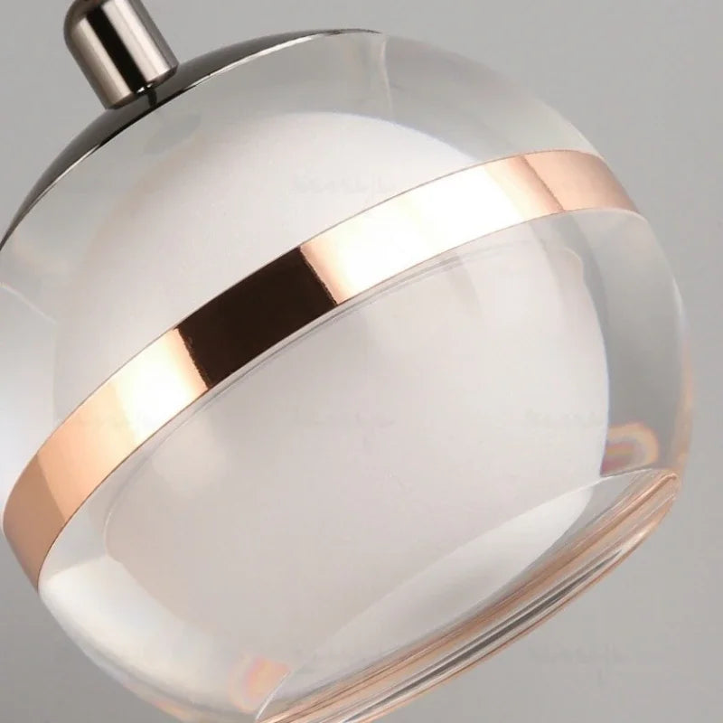 suspension moderne en aluminium pour décoration intérieure élégante - vue 6 sur 7