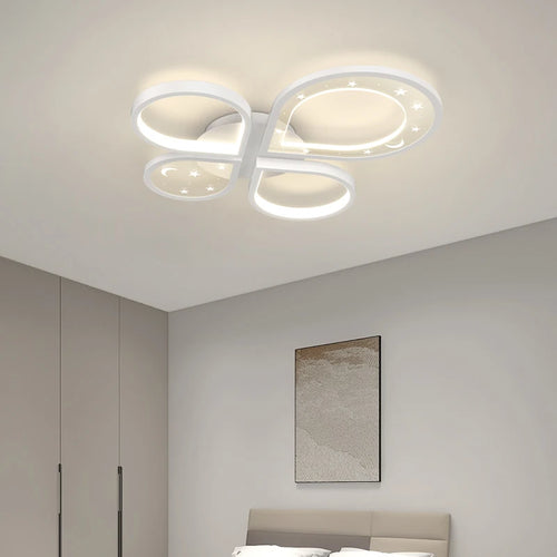plafonnier led créatif lustre nordique moderne éclairage doré - vue 3 sur 10