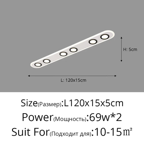 plafonnier led moderne pour décoration intérieure élégante et contemporaine - vue 17 sur 20