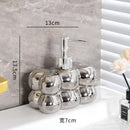 ensemble de décoration luxe en céramique pour salle de bain