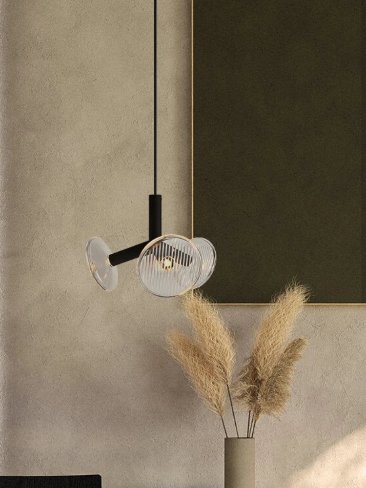 lustre créatif postmoderne en verre pour décoration intérieure - vue 9 sur 14