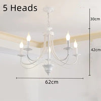 lustre en fer forgé noir et blanc design intérieur moderne