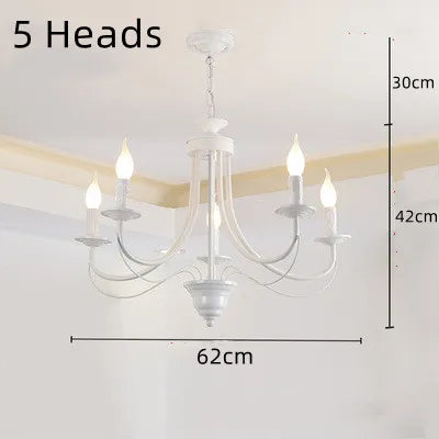 lustre en fer forgé noir et blanc design intérieur moderne