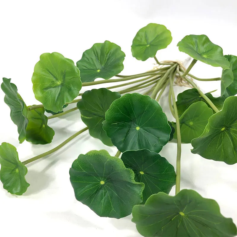 plantes artificielles lotus avec eucalyptus pour décoration intérieure - vue 4 sur 6