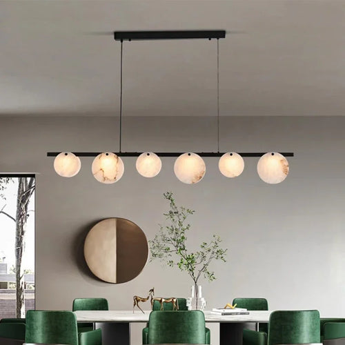 suspension moderne en pierre pour décoration intérieure élégante - vue 5 sur 7