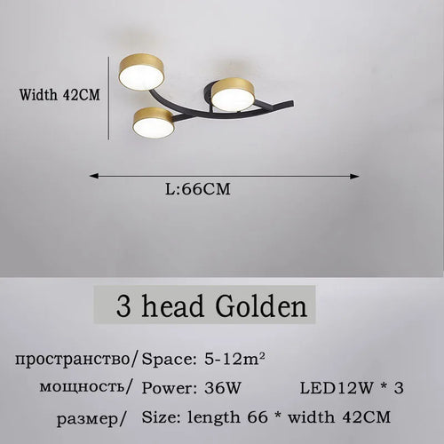 plafonnier led design moderne pour éclairage intérieur élégant - vue 16 sur 17