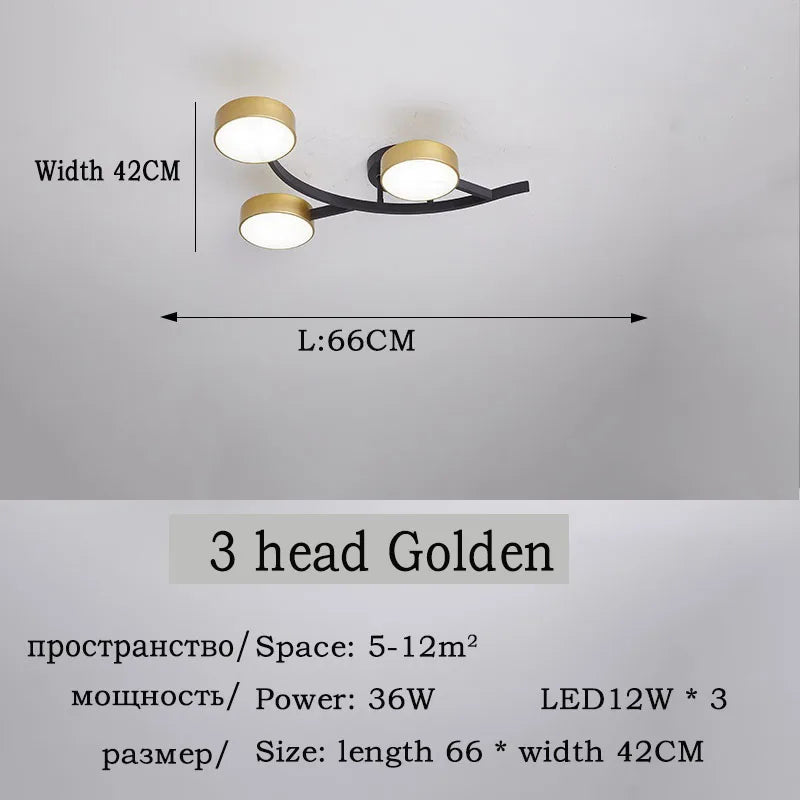 plafonnier led design moderne pour éclairage intérieur élégant - vue 15 sur 17