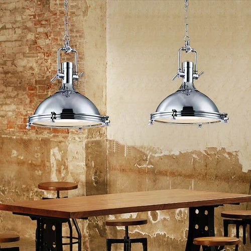 suspension rétro en métal pour décoration intérieure industrielle - vue 3 sur 10