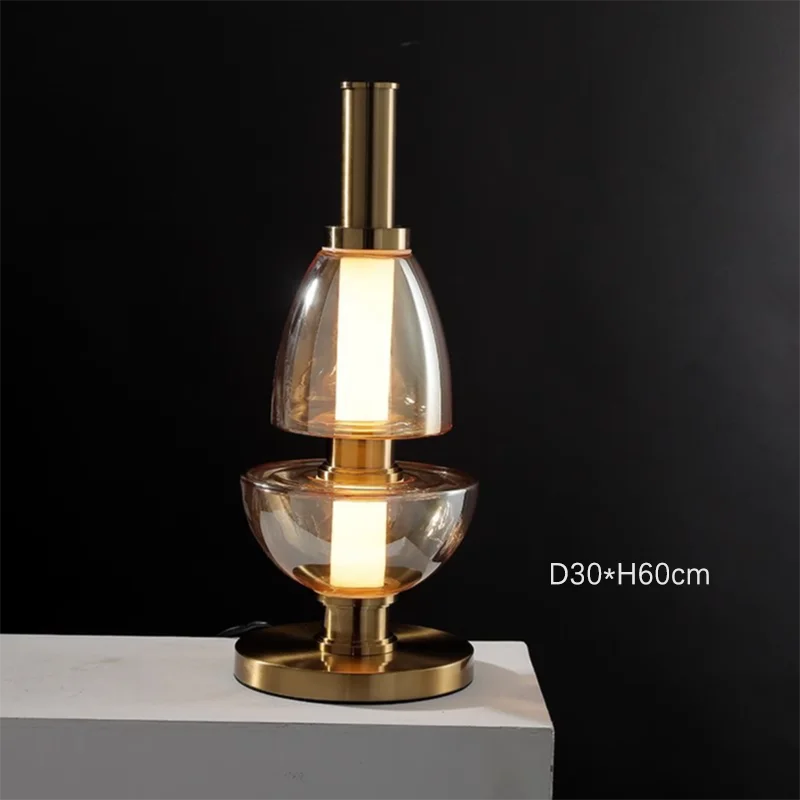 lustre en verre design nordique pour espace moderne - vue 9 sur 11