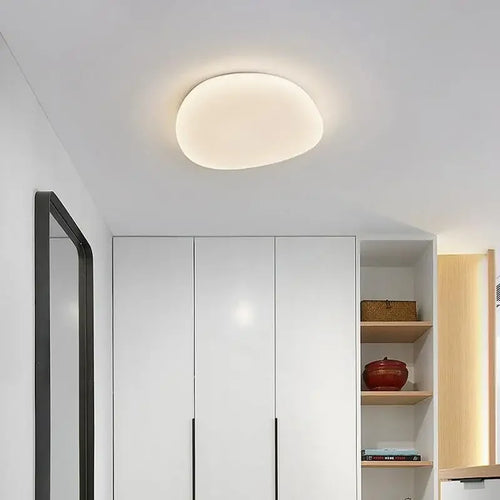plafonnier led moderne nordique en forme de galets pour intérieur - vue 6 sur 7