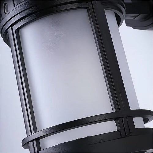 applique murale d'extérieur rétro lumineuse pour jardin et cour - vue 6 sur 8