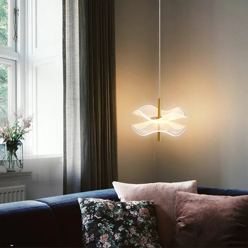 lustre en cristal led de luxe pour éclairage moderne créatif floral - vue 5 sur 10