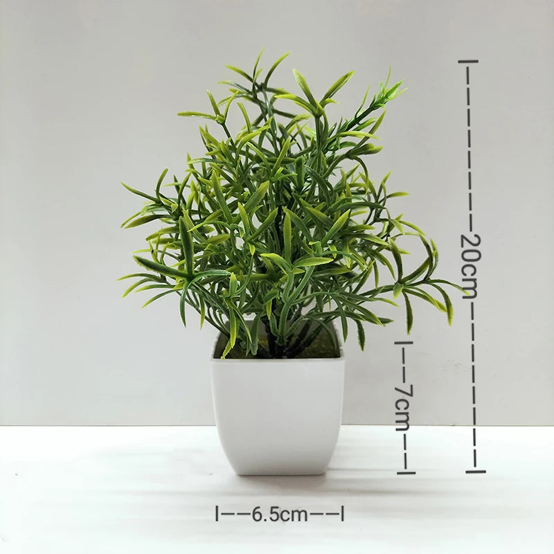 plante artificielle en pot pour décoration de bureau et jardin - vue 39 sur 45