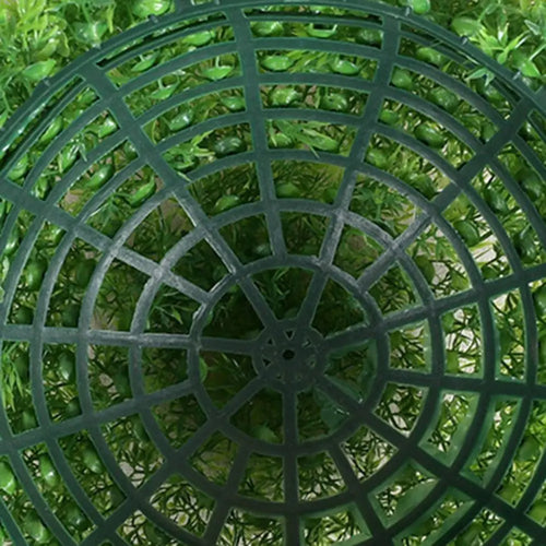 boule de topiaire artificielle décorative pour jardin résistante aux uv - vue 4 sur 10