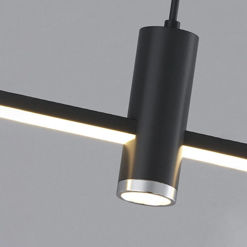 suspension led moderne minimaliste en métal - vue 6 sur 13