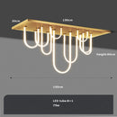 lustre à led post-moderne à intensité variable nouvelle tendance 2022