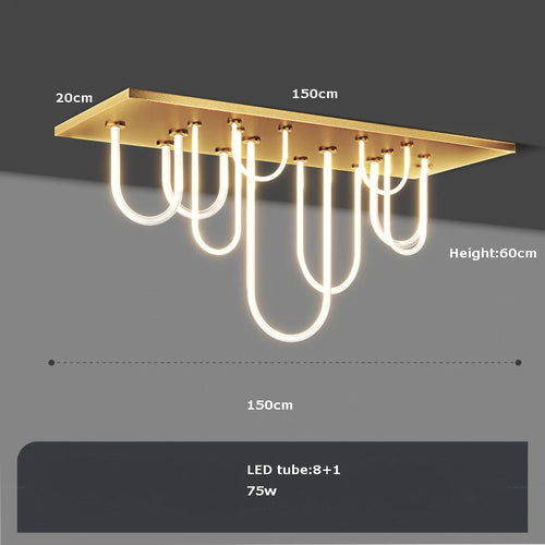 lustre à led post-moderne à intensité variable nouvelle tendance 2022 - vue 9 sur 11
