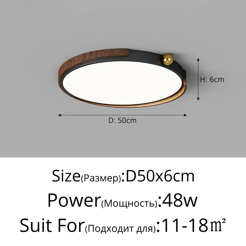 plafonnier nordique à LED design moderne pour intérieur - vue 12 sur 12