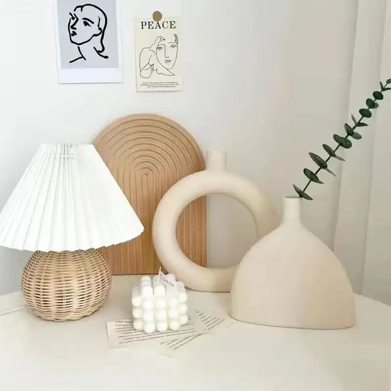 vase en céramique moderne pour fleurs séchées décoration intérieure - vue 6 sur 16