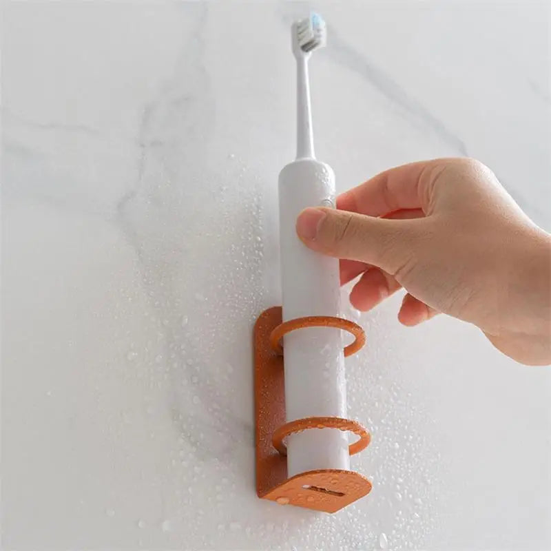 support mural pour brosse à dents et rasoir sans perçage - vue 3 sur 9