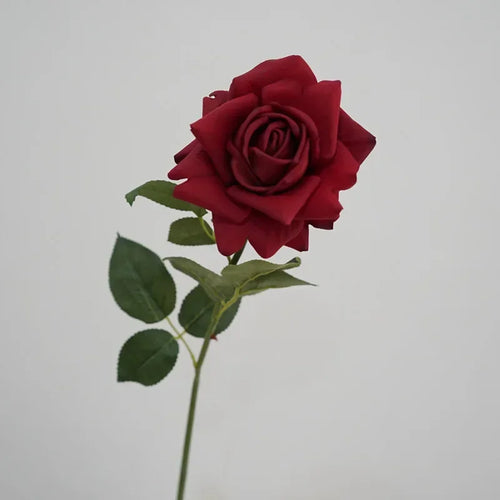 branche de roses artificielles en latex pour décoration et cadeaux - vue 9 sur 11