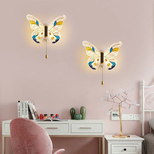 applique murale papillon décorative design nordique pour intérieur moderne - vue 3 sur 7