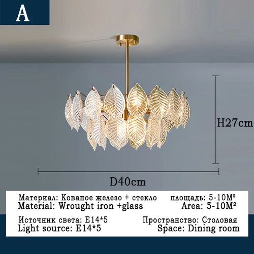 lustre moderne en verre pour décoration intérieure élégante et raffinée - vue 9 sur 11