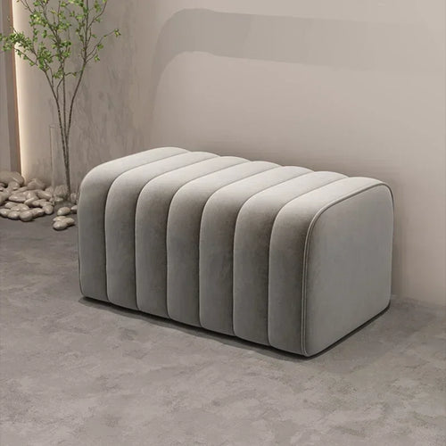 banc à chaussures design moderne avec repose pieds doux et confortable - vue 3 sur 26