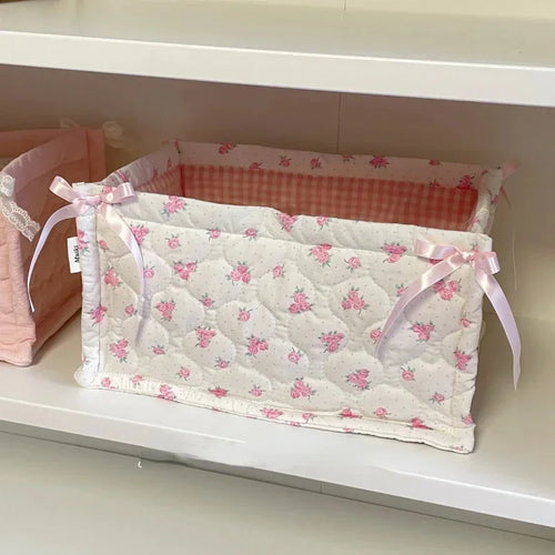 panier de rangement carré mignon pour décoration maison - vue 8 sur 13