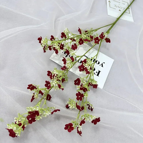 branches de gypsophile artificielles en soie pour décoration intérieure - vue 14 sur 14