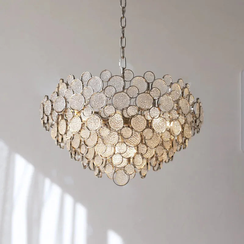 lustre led en verre design créatif et simple moderne - vue 3 sur 11