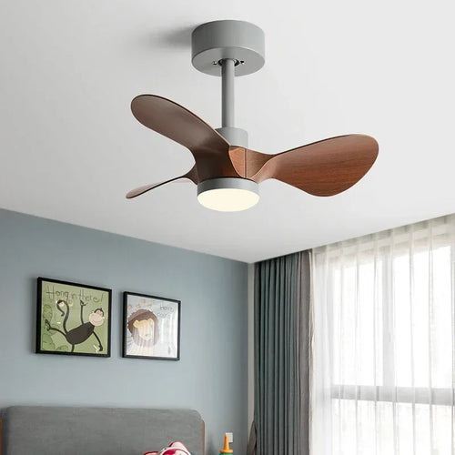 24Inch Mini Ceiling Fan Modern Simplicity Coffee Shop Creative Kid Fan Lights Aisle Balcony Children's Room Fan Lights 110V 220V - vue 4 sur 13