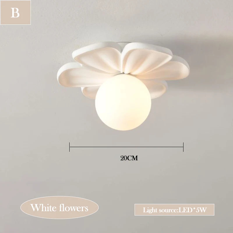 lustre moderne à pétales pour chambre d'enfant - vue 8 sur 17