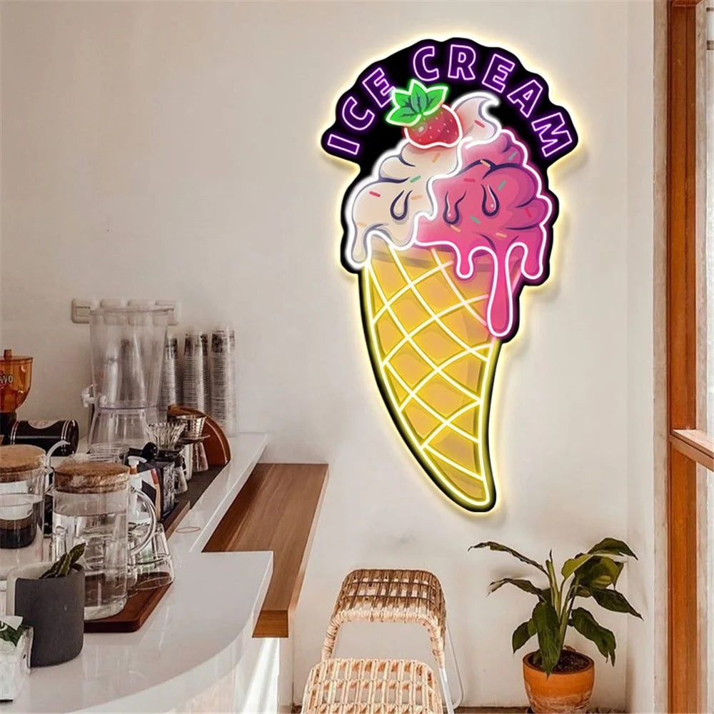 applique murale à led pour décoration lumineuse enfants et cafés - vue 4 sur 23