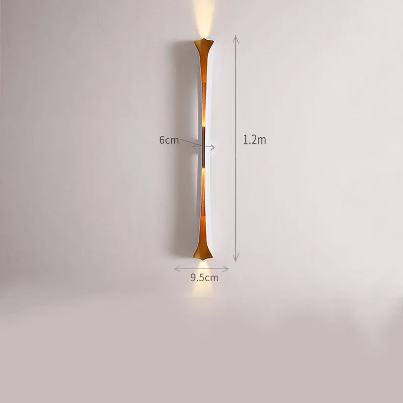 lampe de nuit minimaliste en forme de torche led variable