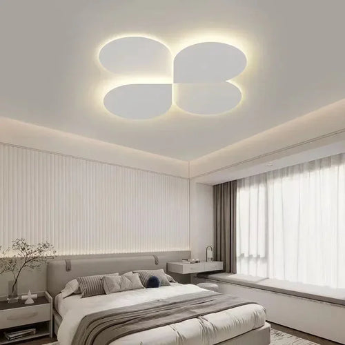Plafond moderne à LEDs Lustre lampe pour salon salle à manger chambre balcon décor à la maison intérieur Intelligent luminaire Lustre - vue 4 sur 10