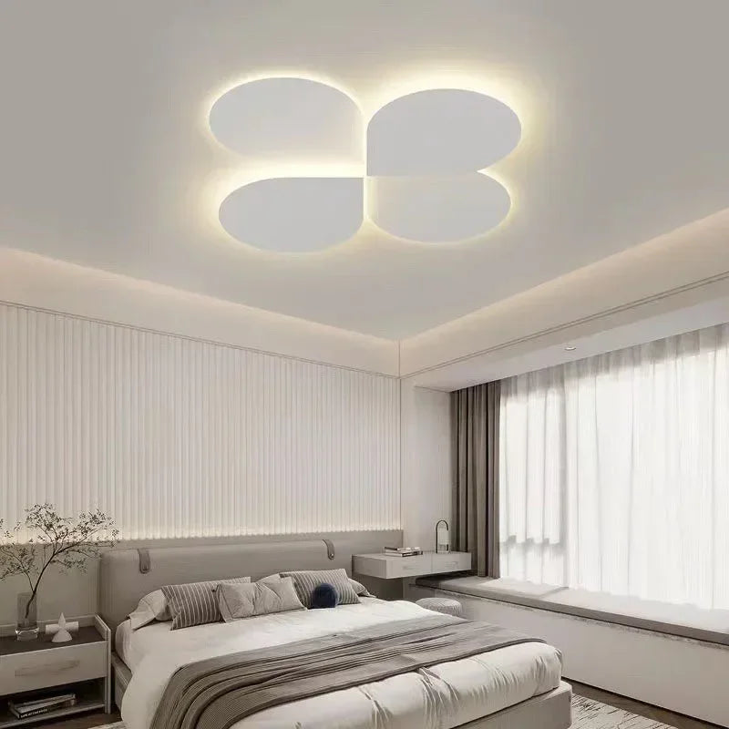 Plafond moderne à LEDs Lustre lampe pour salon salle à manger chambre balcon décor à la maison intérieur Intelligent luminaire Lustre - vue 4 sur 10