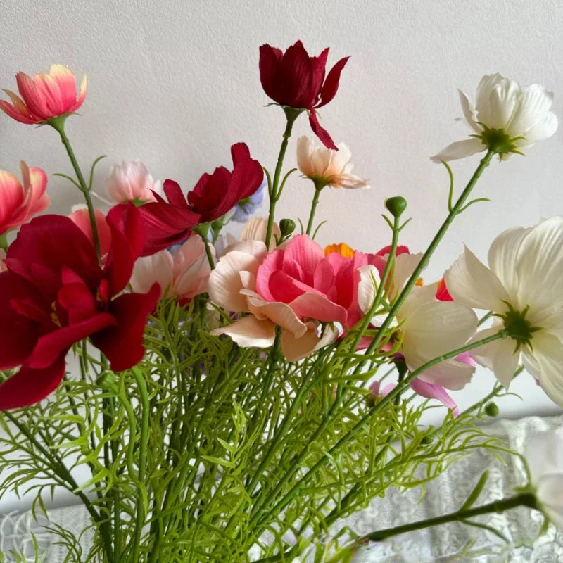 fleurs artificielles en soie pour décoration intérieure et extérieure - vue 4 sur 16