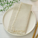 Serviette de table gaze coton lot de 12