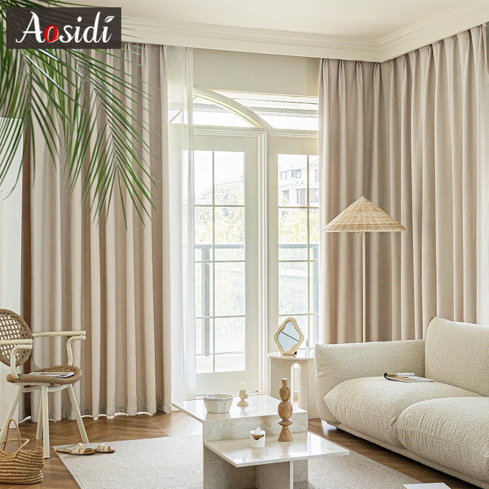 Rideau occultant moderne pour chambre salon isolation thermique - vue 2 sur 8