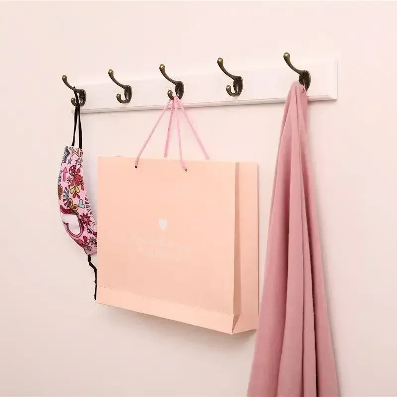 porte-manteau mural en bois pour rangement pratique - vue 4 sur 23