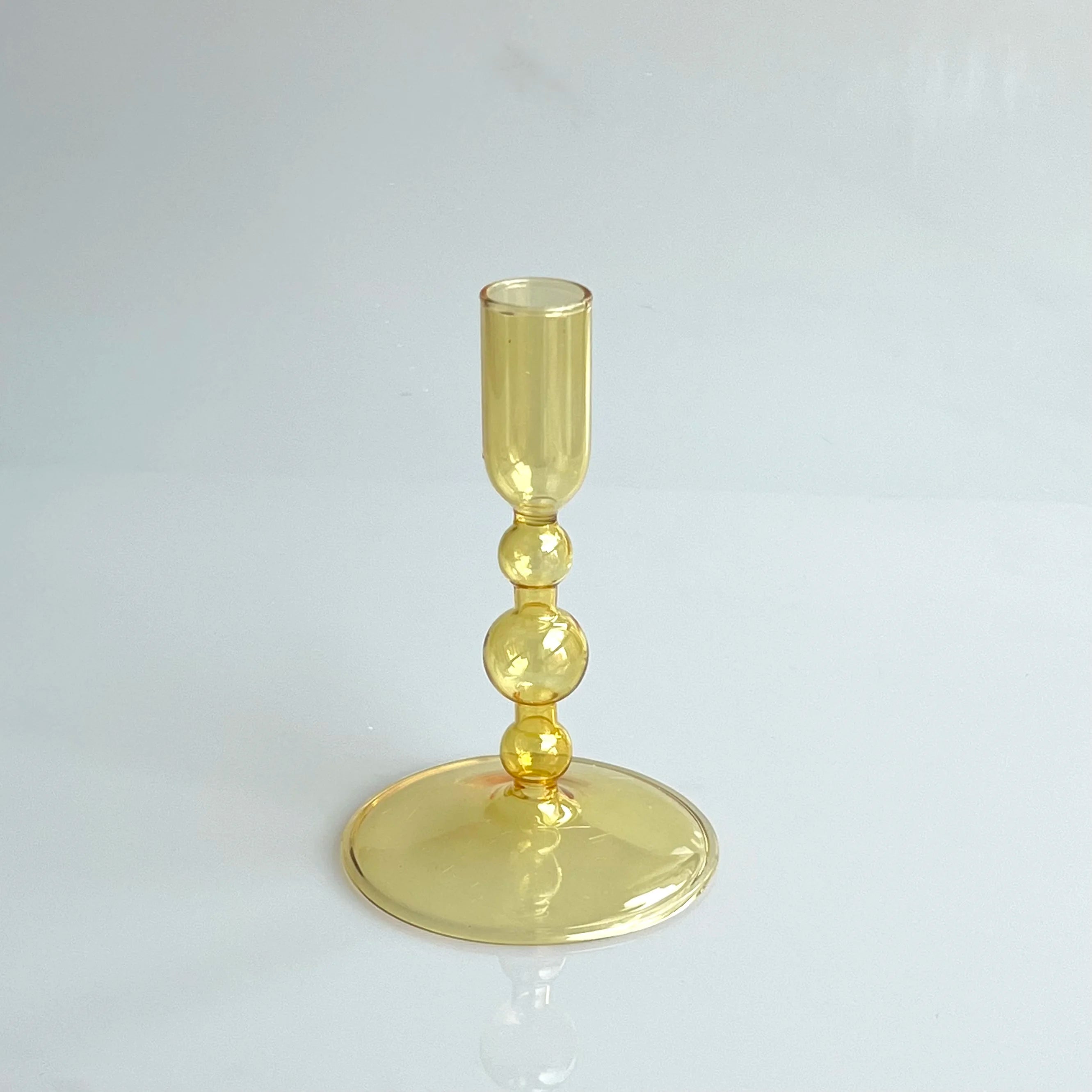 bougeoir en verre pour décoration intérieure créative et élégante - vue 7 sur 18