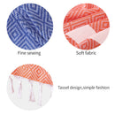 serviette de plage turque coton motif tissé
