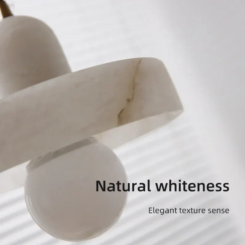suspension en marbre naturel pour décoration intérieure moderne - vue 6 sur 7