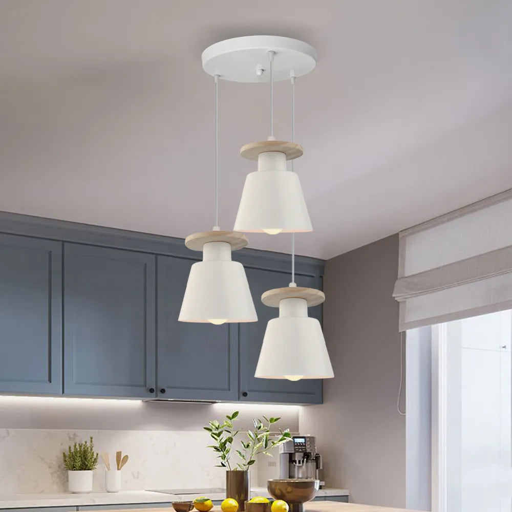 Moderne Led salle à manger suspension lumières Luminaire nordique intérieur chevet cuisine barre suspension lampe Luminaire décor à la maison éclairage goutte - vue 4 sur 12