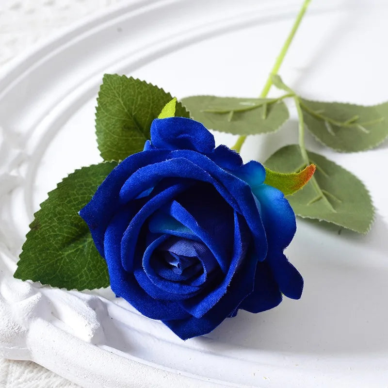 lot de 100 roses artificielles pour décoration mariage fête - vue 15 sur 18