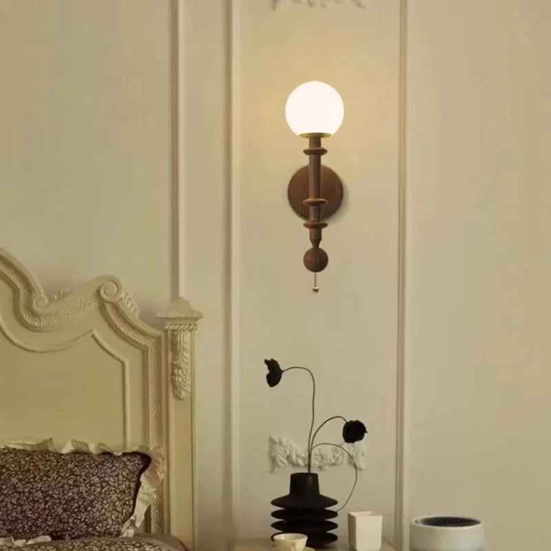 suspension nordique en verre blanc pour décoration intérieure - vue 4 sur 8