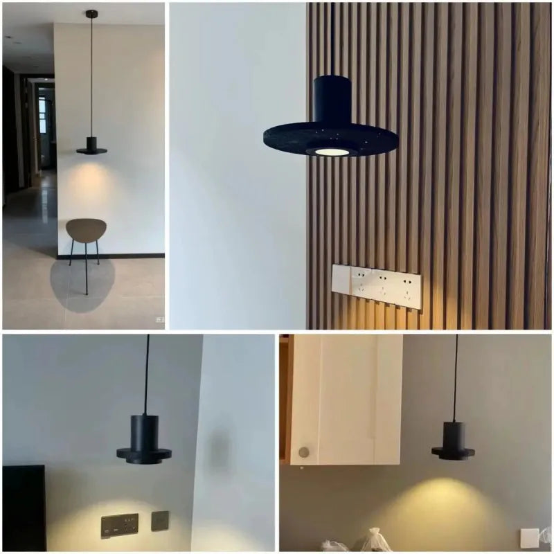 lustre haut de gamme en pierre design créatif industriel - vue 5 sur 18