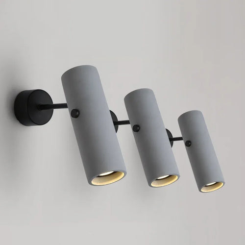 applique murale rotative en ciment style industriel pour intérieur - vue 3 sur 8